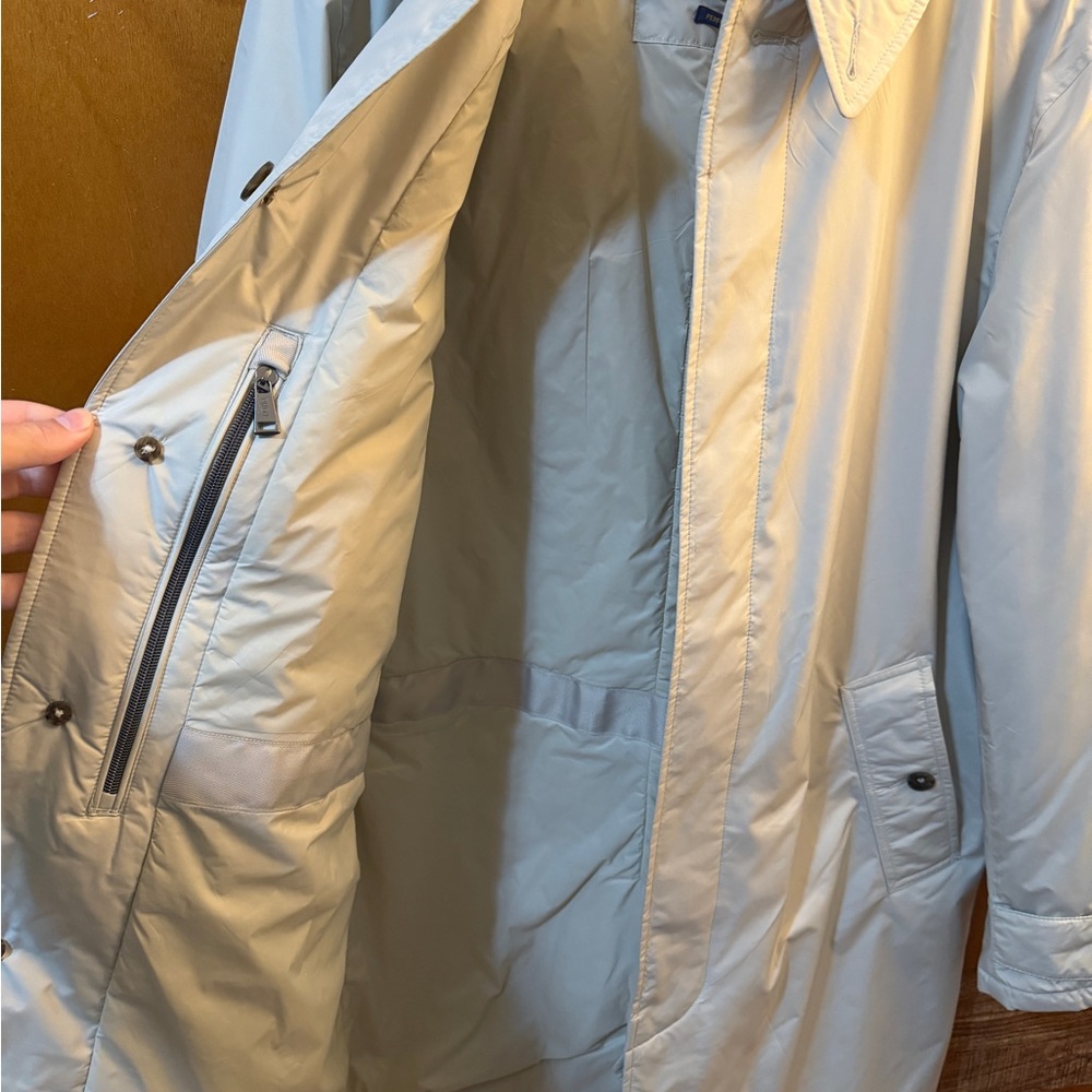 Ralph Lauren Men's Cream Raincoat - Picture 5 of 7